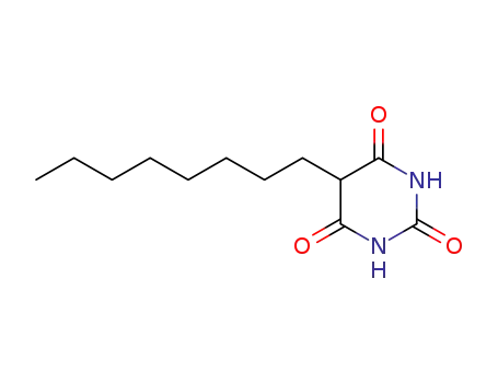 Molecular Structure of 14077-85-1 (5-octylpyrimidine-2,4,6(1H,3H,5H)-trione)