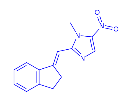 1H-Imidazole,2-((2,3-dihydro-1H-inden-1-ylidene)methyl)-1-methyl-5-nitro