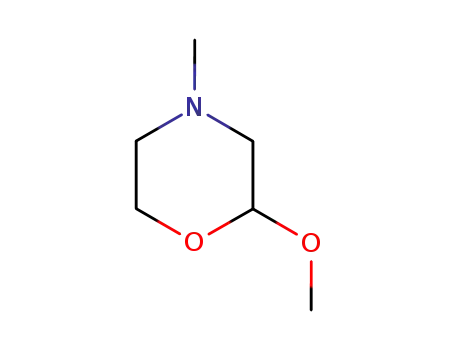 Molecular Structure of 141478-12-8 (Morpholine, 2-methoxy-4-methyl- (9CI))