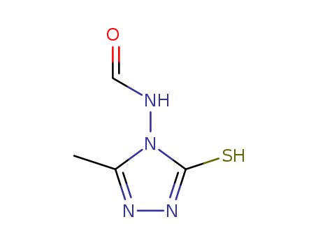 Formamide,N-(1,5-dihydro-3-methyl-5-thioxo-4H-1,2,4-triazol-4-yl)- cas  13228-79-0