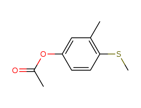 Phenol,3-methyl-4-(methylthio)-, 1-acetate