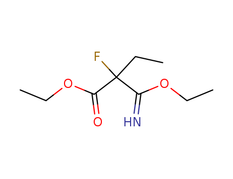 Butanoic acid,2-(ethoxyiminomethyl)-2-fluoro-, ethyl ester