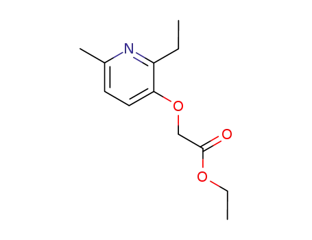 Molecular Structure of 125756-87-8 (ethyl (2-ethyl-6-methylpyridyl)-3-oxyacetate)