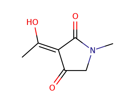 2,4-Pyrrolidinedione, 3-(1-hydroxyethylidene)-1-methyl- (9CI)