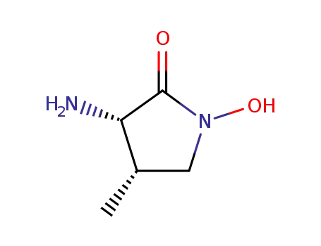 Molecular Structure of 132695-96-6 (2-Pyrrolidinone,3-amino-1-hydroxy-4-methyl-,(3S-cis)-(9CI))