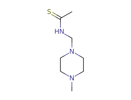 Molecular Structure of 14078-75-2 (Acetamide, N-[(4-methyl-1-piperazinyl)methyl]thio- (8CI))