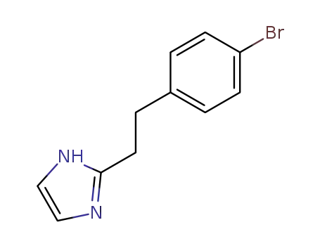Molecular Structure of 132666-59-2 (2-[2-(4-BROMO-PHENYL)-ETHYL]-1H-IMIDAZOLE)