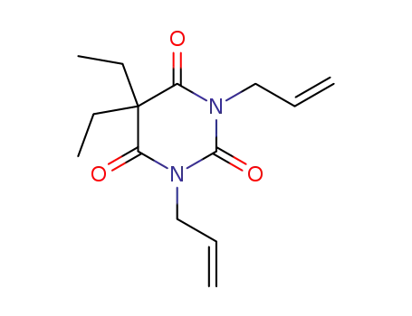 Molecular Structure of 14167-74-9 (1,3-Diallyl-5,5-diethylpyrimidine-2,4,6(1H,3H,5H)-trione)