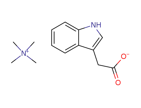 Molecular Structure of 80586-67-0 (indole-3-acetic acid tetramethylammonium salt)