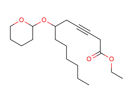 Ethyl-6-(tetrahydro-2-pyranyloxy)dodec-3-ynoat