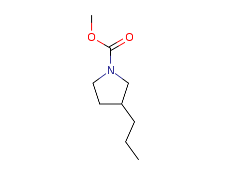 1-Pyrrolidinecarboxylic  acid,  3-propyl-,  methyl  ester