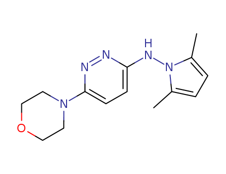 3-Pyridazinamine,N-(2,5-dimethyl-1H-pyrrol-1-yl)-6-(4-morpholinyl)-