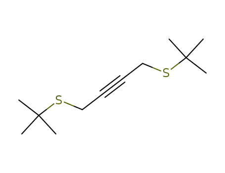 Molecular Structure of 14272-28-7 (1,4-bis(tert-butylsulfanyl)but-2-yne)