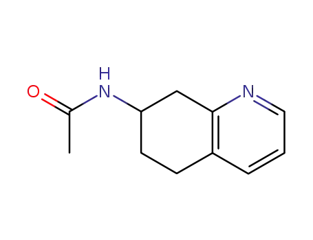 Molecular Structure of 298182-09-9 (Acetamide,  N-(5,6,7,8-tetrahydro-7-quinolinyl)-)