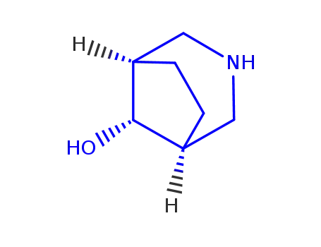 Molecular Structure of 934001-71-5 (endo-3-Azabicyclo[3.2.1]octan-8-ol)