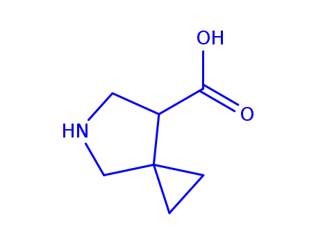 Molecular Structure of 1427195-37-6 (5-Aza-spiro[2.4]heptane-7-carboxylic acid)
