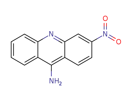 Molecular Structure of 14252-03-0 (3-Nitroacridin-9-amine)