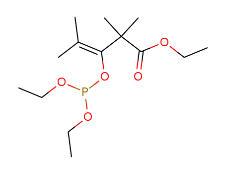 3-Pentenoic acid,3-[(diethoxyphosphino)oxy]-2,2,4-trimethyl-, ethyl ester cas  14261-50-8
