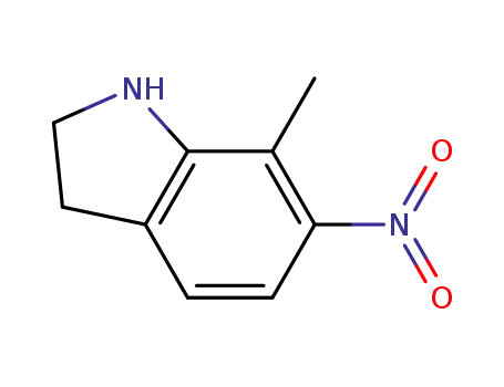 Molecular Structure of 208510-90-1 (7-methyl-6-nitroindoline)