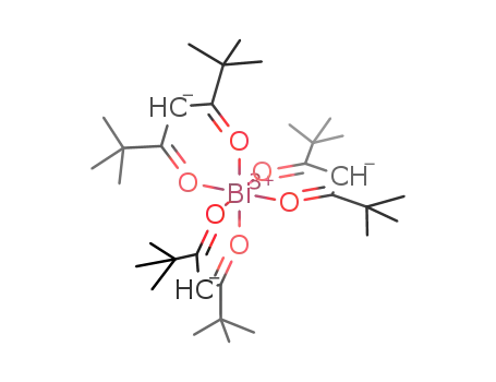 Molecular Structure of 142617-53-6 (BISMUTH TRIS(2,2,6,6-TETRAMETHYL-3,5-HEPTANEDIONATE))