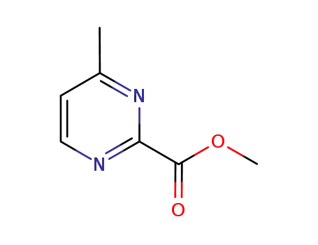 Molecular Structure of 317334-58-0 (2-Pyrimidinecarboxylicacid,4-methyl-,methylester(9CI))