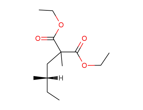 Molecular Structure of 14251-43-5 (DIETHYL METHYL(2-METHYLBUTYL)MALONATE)