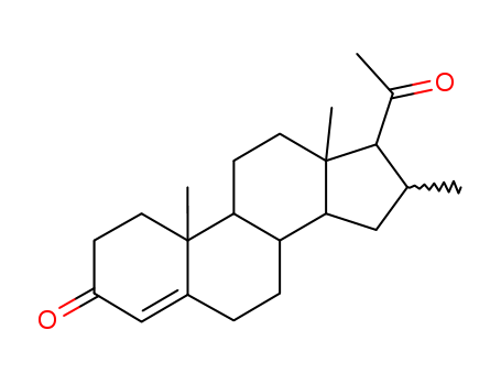 4-pregnen-16α-methyl-3, 20-dione