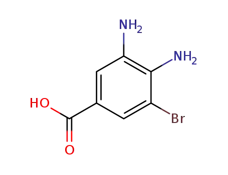3,4-diamino-5-bromobenzoic acid