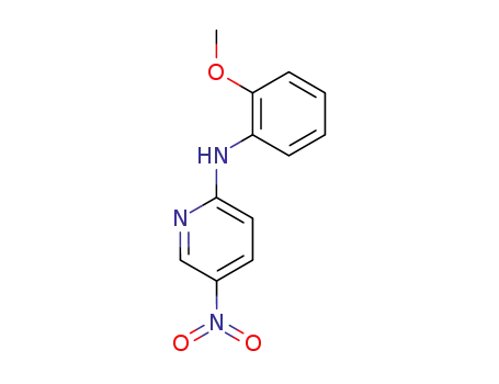 Molecular Structure of 14252-27-8 (5-Nitro-2-(2-methoxy-anilino)-pyridin)