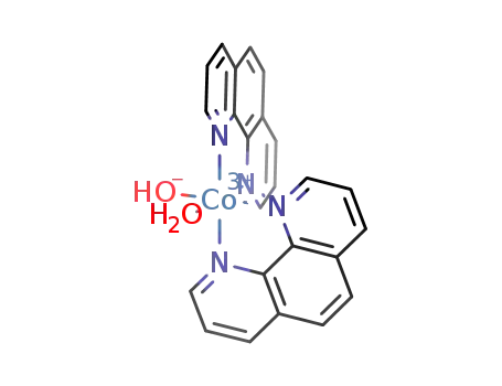 [Co(OH)(H<sub>2</sub>O)(1,10-phenanthroline)2]<sup>(2+)</sup>