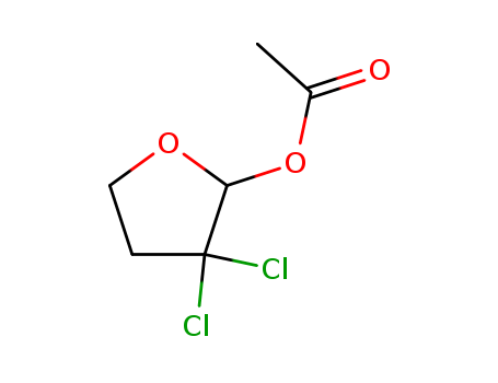 2-Furanol,3,3-dichlorotetrahydro-, 2-acetate