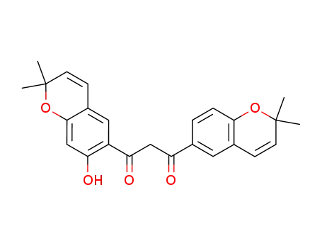 1,3-Propanedione,1-(2,2-dimethyl-2H-1-benzopyran-6-yl)-3-(7-hydroxy-2,2-dimethyl-2H-1-benzopyran-6-yl)-