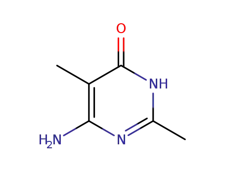 Molecular Structure of 14278-61-6 (4-Pyrimidinol, 6-amino-2,5-dimethyl- (7CI,8CI))