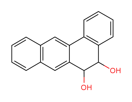 Molecular Structure of 1421-78-9 (benzanthracene-5,6-dihydrodiol)