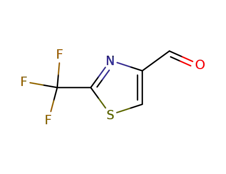 Molecular Structure of 133046-48-7 (2-(TRIFLUOROMETHYL)-1,3-THIAZOLE-4-CARBALDEHYDE)