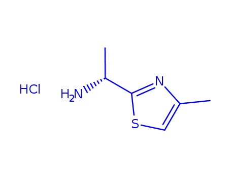 Molecular Structure of 1332530-42-3 ([1-(4-Methyl-1,3-thiazol-2-yl)ethyl]amine dihydrochloride)