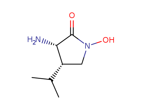2-PYRROLIDIN-1-YLNE,3-AMINO-1-HYDROXY-4-(ISOPROPYL)-,CIS-