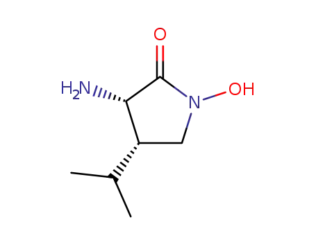 2-Pyrrolidinone,3-amino-1-hydroxy-4-(1-methylethyl)-,trans-(9CI)