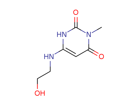 3-Methyl-6-(2-hydroxyethylamino)uracil