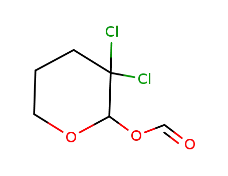 3,3-Dichloro-2-formoxytetrahydropyran