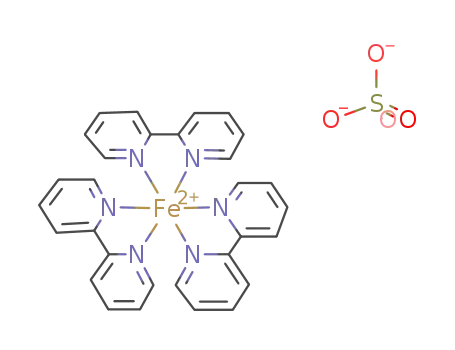 Molecular Structure of 14263-81-1 (TRIS-(2,2'-BIPYRIDINE) FERROUS SULFATE)