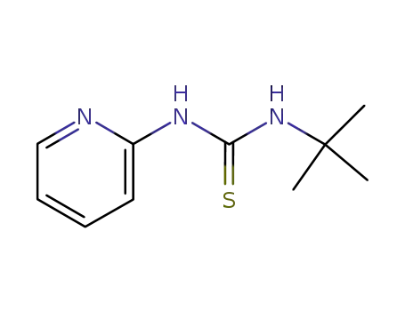 Molecular Structure of 14294-01-0 (N-(tert-butyl)-N'-(2-pyridinyl)thiourea)