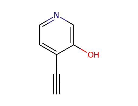 Molecular Structure of 142503-06-8 (3-Pyridinol,4-ethynyl-(9CI))