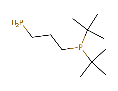 Molecular Structure of 142132-73-8 (Phosphine, bis(1,1-dimethylethyl)(3-phosphinopropyl)-)