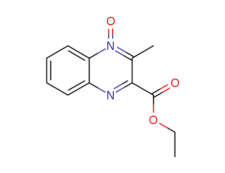 Molecular Structure of 94098-94-9 (3-(ETHOXYCARBONYL)-2-METHYLQUINOXALIN-1-IUM-1-OLATE)