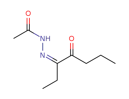 Acetic  acid,  (1-ethyl-2-oxopentylidene)hydrazide  (9CI)