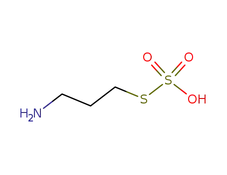 Molecular Structure of 13286-24-3 (S-(3-aminopropyl)thiosulfuric acid ester)