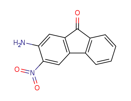 Molecular Structure of 42135-32-0 (2-Amino-3-nitro-9H-fluoren-9-one)
