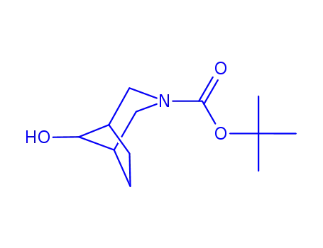 Molecular Structure of 1330766-08-9 (3-Boc-8-hydroxy-3-azabicyclo[3.2.1]octane)