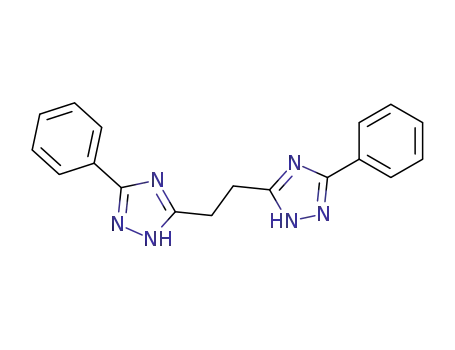 Molecular Structure of 142407-00-9 (Ethane, 1,2-bis(5-phenyl-1H-1,2,4-triazol-3-yl)-)